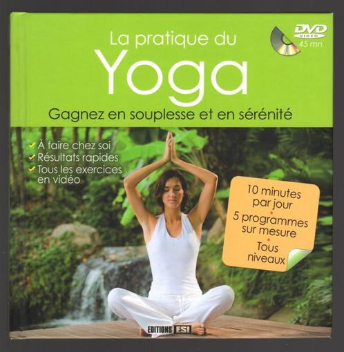 La pratique du Yoga, livre + DVD- Sophie Godard - exercices, Sports & Fitness, Sports & Fitness Autre, Utilisé, Enlèvement