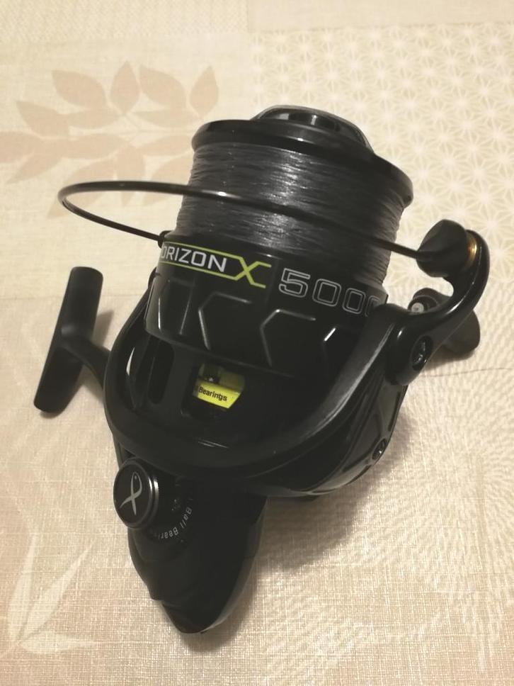 Matrix horizonX 5000 molen Zie foto's. zie beschrijving, Watersport en Boten, Hengelsport | Algemeen, Zo goed als nieuw, Molen