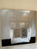 Groot Schilderij op canvas 1m op 1 m;, Antiek en Kunst, Ophalen