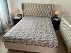Luxe masterbed met matras & opbergruimte, Ophalen, Zo goed als nieuw