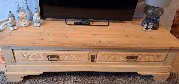 Kasten + tv meubel, Maison & Meubles, Armoires | Mobilier de télévision, Utilisé, 100 à 150 cm, 100 à 150 cm, 50 à 75 cm, Enlèvement