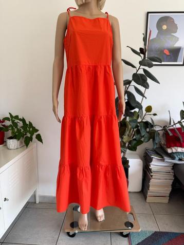 Light orange summer dress (size S/M) new beschikbaar voor biedingen