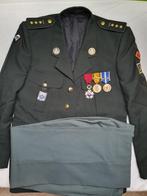 Volledig Uniform officier ABL kapitein commandant+ medailles, Verzamelen, Verzenden, Landmacht