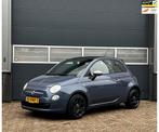 Fiat 500 0.9 TwinAir Plus bj.2011 Leer|Airco|NL auto|Nap., Auto's, Fiat, Zwart, Blauw, Handgeschakeld, Onderhoudsboekje