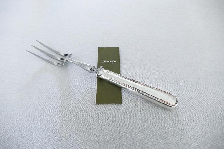 Christofle - Albi - Verzilverde Trancheervork, Antiquités & Art, Antiquités | Couverts, Envoi