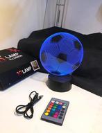 Voetbal Lamp Optische illusie 3D vele kleuren +Afstb💑🎁🤗👌, Ophalen of Verzenden, Nieuw