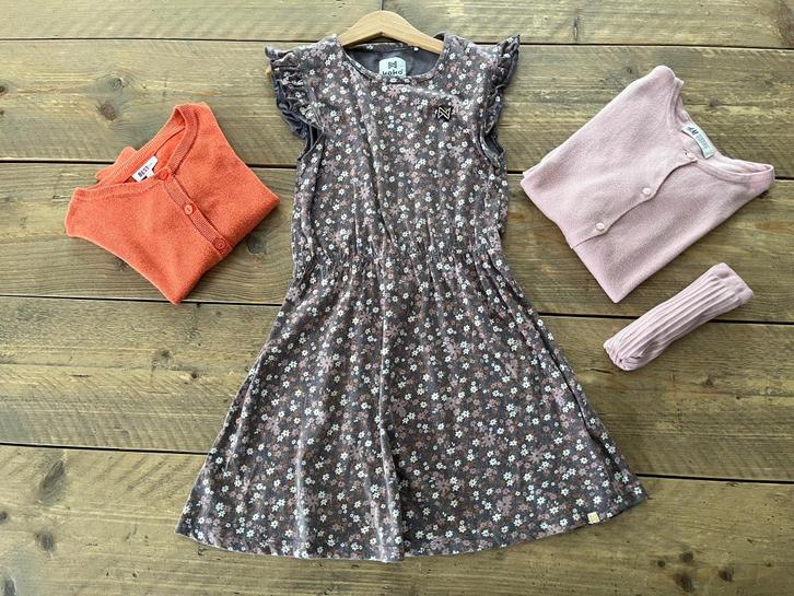 KOKO NOKO, Condor, JBC/H&M, set met jurk 128, Kinderen en Baby's, Kinderkleding | Maat 128, Meisje, Jurk of Rok, Ophalen of Verzenden