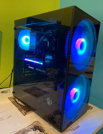 Gaming PC + MSI 34” Curved 144Hz Monitor beschikbaar voor biedingen