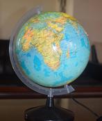 Vintage jaren 70 wereldbol globe met verlichting, Ophalen of Verzenden, Zo goed als nieuw