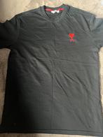 AMI Paris Black T-Shirt, Maat 48/50 (M), Ami Paris, Zwart, Nieuw