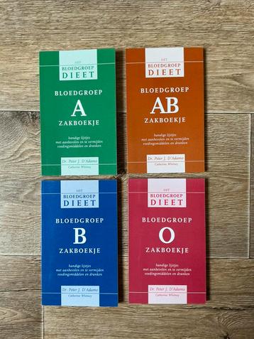 Zakboekje bloedgroep x4, Enlèvement, Comme neuf