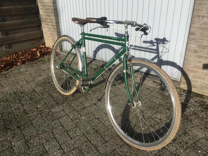 Excelsior replica vintage herenfiets, Fietsen en Brommers, Fietsen | Heren | Herenfietsen, Zo goed als nieuw, Overige merken, Versnellingen