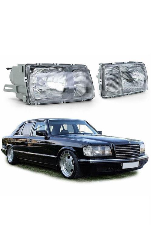 Mercedes Benz S Klasse W126 koplampen links en rechts, Auto-onderdelen, Verlichting, Nieuw, Verzenden