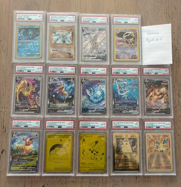 Lot PSA slabs beschikbaar voor biedingen