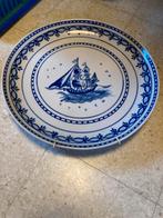 Delfts blauw bord, Antiek en Kunst, Ophalen