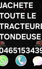 Achete tout le modele tondeuse autoportée.,, Comme neuf