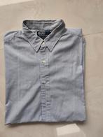 blauw wit gevoerd shirt, 100% katoen XL. Polo Ralph Lauren, Blauw, Ophalen of Verzenden, Halswijdte 43/44 (XL), Polo Ralph Lauren