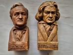Wagner en Beethoven bustes., Ophalen, Gebruikt