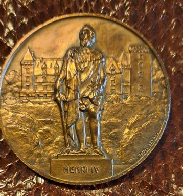 brons medaille van Henri IV
