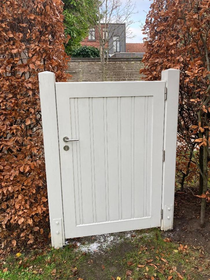 Volledige padouk poort/ deurtje, Tuin en Terras, Tuinpoorten, Ophalen