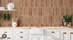 Olivia terracotta 5x25 handvormtegels direct uit voorraad, Minder dan 50 cm, Overige kleuren, Verzenden, Nieuw