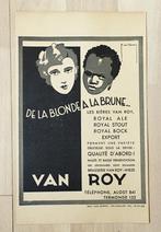 OUD DUN KARTON RECLAME BRASSERIE VAN ROY WIEZE, Ophalen of Verzenden