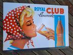 Reclame bord Royal Club Limonade 33x23cm groot karton, Ophalen of Verzenden, Zo goed als nieuw