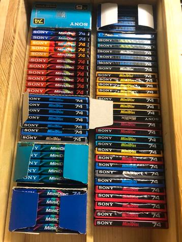 Sony Minidiscs  (5€ stuk) beschikbaar voor biedingen