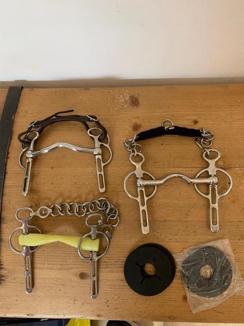Menbitten liverpoolstang ideal en happy mouth, Dieren en Toebehoren, Paarden en Pony's | Hoofdstellen en Tuigage, Zo goed als nieuw