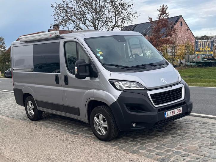 PEUGEOT BOXER ZELFBOUWCAMPER, Caravans en Kamperen, Mobilhomes, Bedrijf, tot en met 2, Buscamper of Camperbus, Diesel, Handgeschakeld