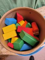 Tonnetje houten bouwblokken van het merk Playtive (80 stuks), Ophalen, Gebruikt, Overige typen