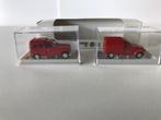BREKINA - RENAULT R4 + CITROËN 2CV - POSTE BELGE - 1:87, Envoi, Neuf, Voiture, Brekina