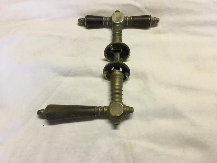 Antieke bronzen deurklinken, Huis en Inrichting, Overige Huis en Inrichting, Gebruikt, Ophalen