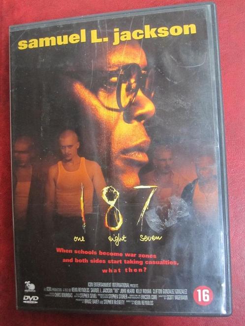 187 (One Eight Seven) 1997, Cd's en Dvd's, Dvd's | Thrillers en Misdaad, Zo goed als nieuw, Actiethriller, Vanaf 16 jaar, Ophalen of Verzenden