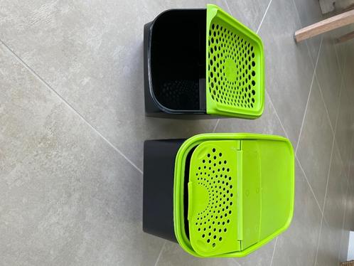 Tupperware anjuindoos en aardappeldoos, Huis en Inrichting, Keuken | Tupperware, Zo goed als nieuw, Overige typen, Groen, Ophalen