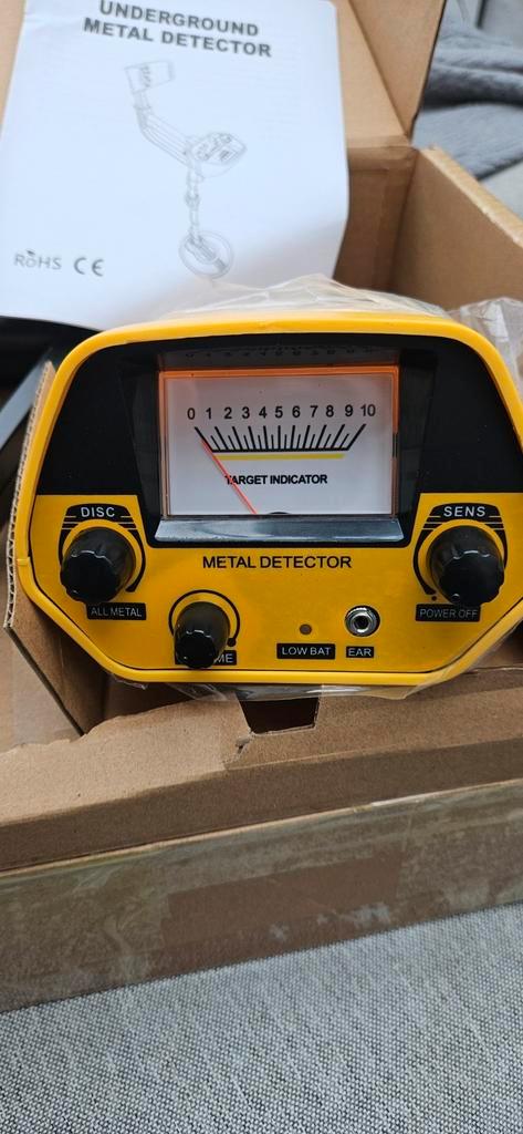 METAALDETECTOR, Hobby en Vrije tijd, Metaaldetectors, Nieuw, Meer dan 30 cm, Instelbare gevoeligheid, Ophalen of Verzenden