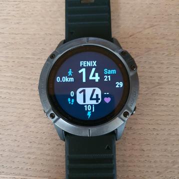 Garmin Fenix 6X Sapphire état neuf, Enlèvement ou Envoi, État, Comme neuf