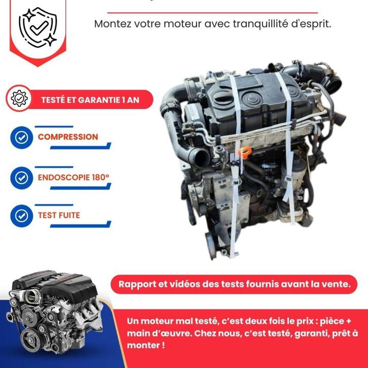 Audi a3 8p-motor/VW Cady Golf 5 Touran/Seat Ibiza, Auto-onderdelen, Motor en Toebehoren, Audi, Seat, Skoda, Nieuw, Ophalen of Verzenden