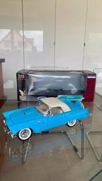 Ford Thunderbird omkeerbaar 1957 1:18 nikkel in doos, Nieuw, Overige merken, Auto