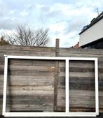 Kömmerling Raam WIT + inbouw rolluiken, Ophalen, Gevelraam of Ruit, 120 tot 160 cm, Zo goed als nieuw