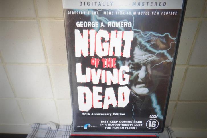 DVD Night Of The Living Dead., Cd's en Dvd's, Dvd's | Horror, Zo goed als nieuw, Vampiers of Zombies, Vanaf 16 jaar, Ophalen of Verzenden