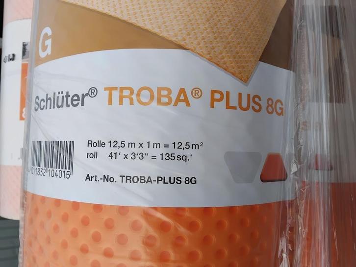 Schluter System Bekotec/ Troba Plus 8G/ Ditra Drain Stu 60m2, Bricolage & Construction, Dalles & Carrelages, Neuf, Autres types