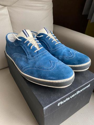 Floris van Bommel heren schoenen blauw 