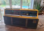 Vintage Philips radio D8304 Dual deck stereo, Audio, Tv en Foto, Radio's, Ophalen of Verzenden, Zo goed als nieuw, Radio