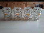 4 Dortmunder bierglazen met oor, Ophalen of Verzenden, Zo goed als nieuw, Bierglas