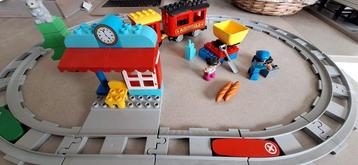 DUPLO STOOMTREIN, Enlèvement ou Envoi, Utilisé, Ensemble complet, Duplo