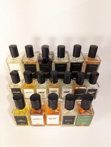 Lush Cosmetics Parfums + Body Sprays decantjes / samples beschikbaar voor biedingen