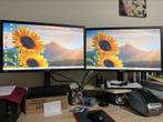 2 Schermen (monitors) Samsung 24’, Ophalen, Onbekend
