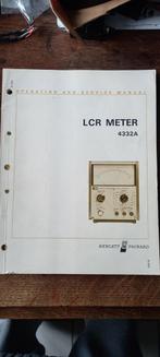 mode d'emploi hewlett packard LCR METER 4332A, Enlèvement ou Envoi