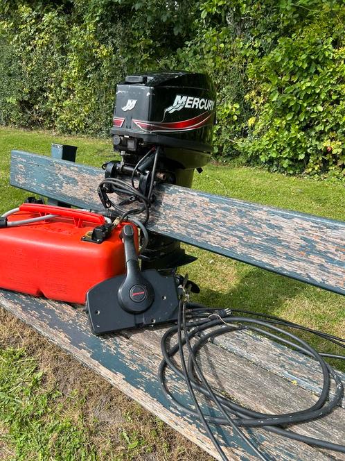 Mercury complete set! 20pk, gashendel,stuurkabel, benztank, Watersport en Boten, Motorboten en Motorjachten, Ophalen